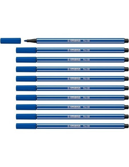 ROTULADOR STABILO ACUARELABLE PEN 68 AZUL MARINO ULTRAMAR 1 MM