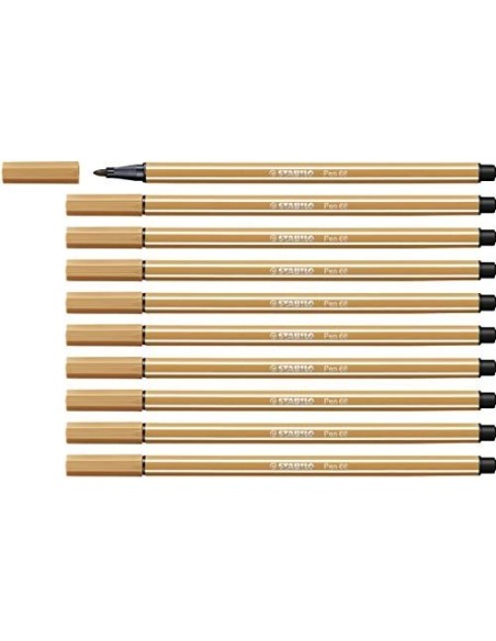 ROTULADOR STABILO ACUARELABLE PEN 68 OCRE OSCURO 1 MM