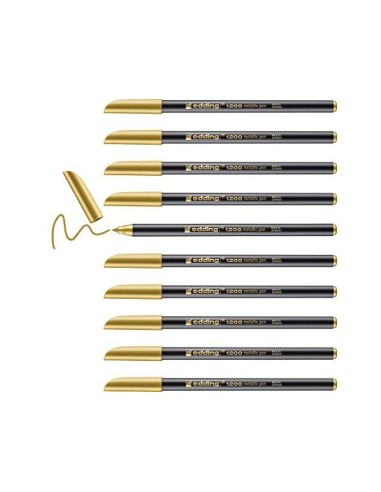 ROTULADOR EDDING PUNTA FIBRA 1200 ORO N. 53 PUNTA RED.0,5 MM