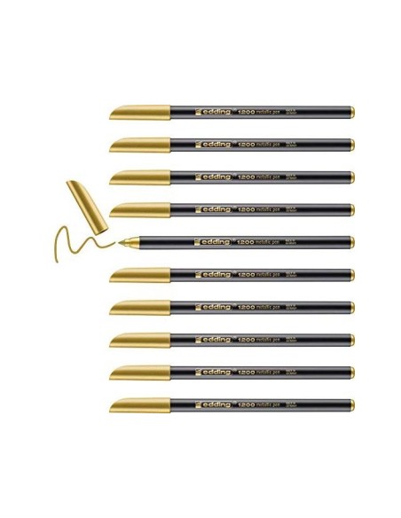 ROTULADOR EDDING PUNTA FIBRA 1200 ORO N. 53 PUNTA RED.0,5 MM
