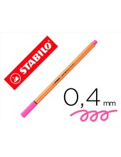 ROTULADOR STABILO PUNTA DE FIBRA POINT 88 ROSA NEON