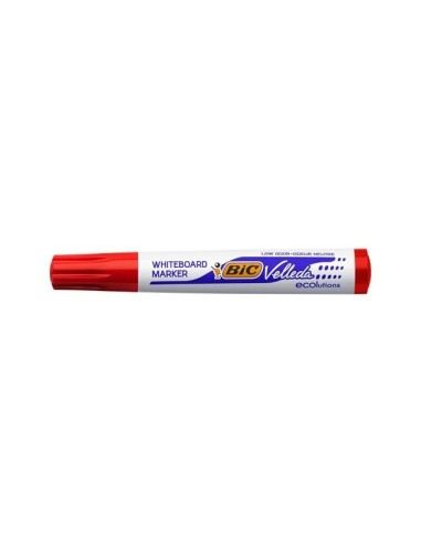 ROTULADOR BIC VELLEDA PARA PIZARRA ROJO PUNTA REDONDA 1,3 MM