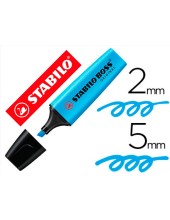 ROTULADOR STABILO BOSS FLUOR 70 AZUL