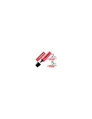 ROTULADOR STABILO BOSS FLUOR 70 ROJO