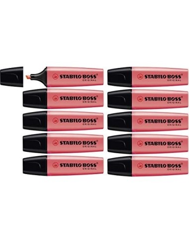 ROTULADOR STABILO BOSS FLUOR 70 ROJO