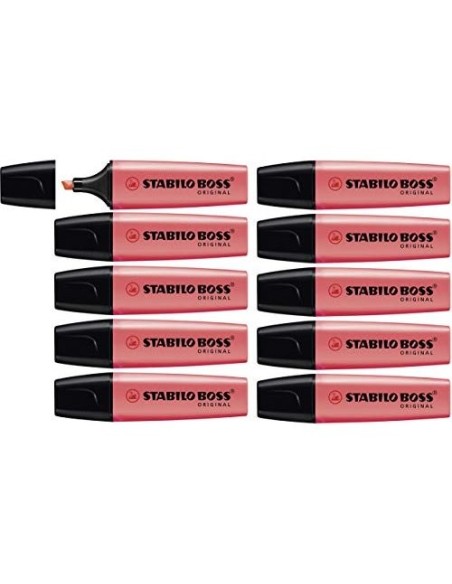 ROTULADOR STABILO BOSS FLUOR 70 ROJO