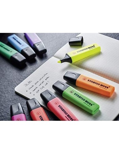 ROTULADOR STABILO BOSS FLUOR 70 ROJO
