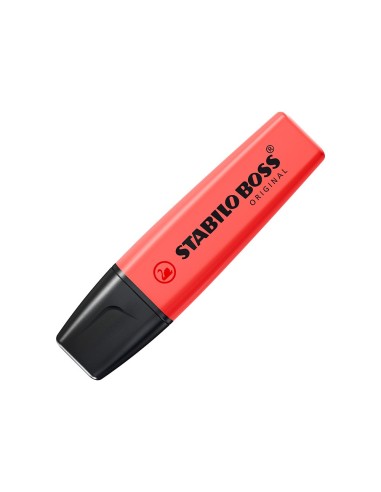 ROTULADOR STABILO BOSS FLUOR 70 ROJO