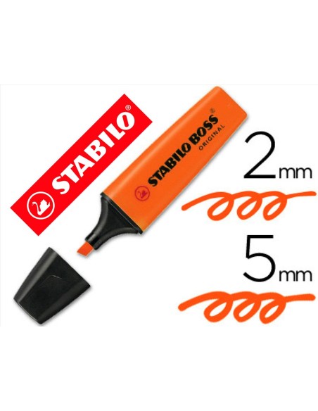 ROTULADOR STABILO BOSS FLUOR 70 NARANJA
