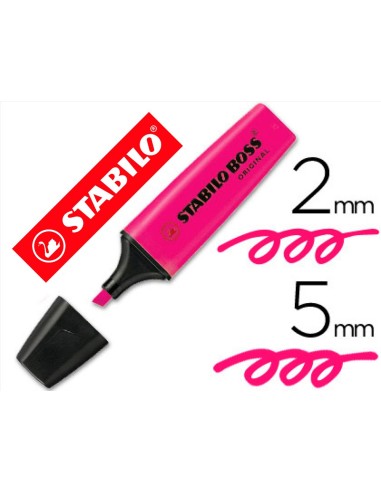 ROTULADOR STABILO BOSS FLUOR 70 ROSA