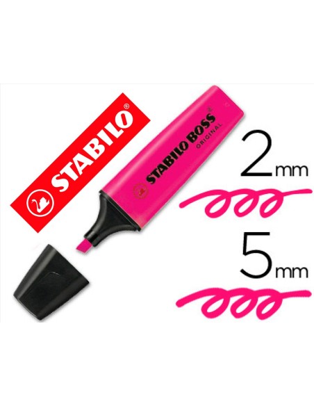 ROTULADOR STABILO BOSS FLUOR 70 ROSA
