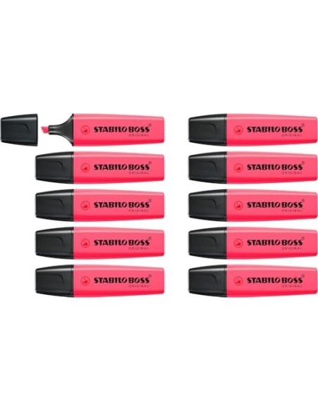 ROTULADOR STABILO BOSS FLUOR 70 ROSA