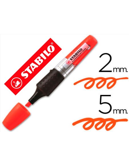 ROTULADOR STABILO BOSS LUMINATOR NARANJA TINTA LIQUIDA