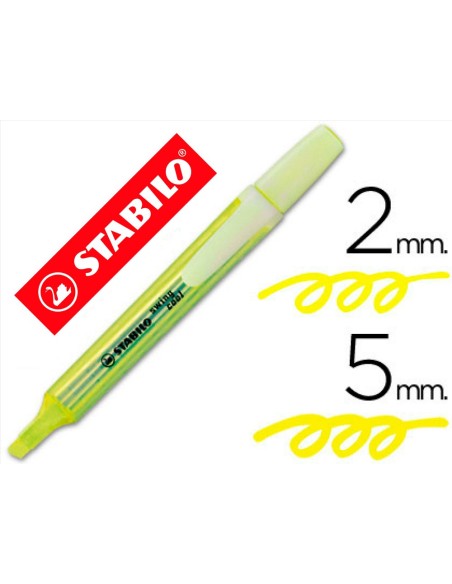ROTULADOR STABILO MARCADOR FLUOR SWING COOL AMARILLO