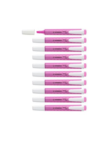 ROTULADOR STABILO MARCADOR FLUOR SWING COOL ROSA