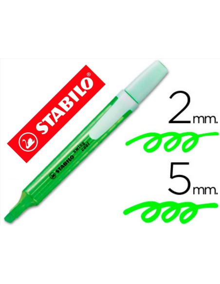 ROTULADOR STABILO MARCADOR FLUOR SWING COOL VERDE