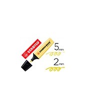 ROTULADOR STABILO BOSS PASTEL FLUORESCENTE 70 AMARILLO CREMOSO 2