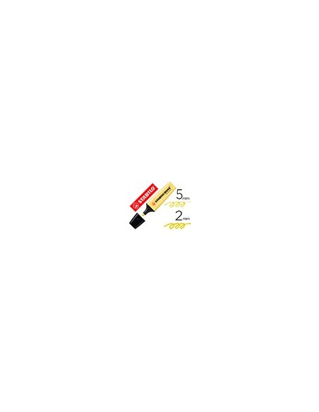 ROTULADOR STABILO BOSS PASTEL FLUORESCENTE 70 AMARILLO CREMOSO