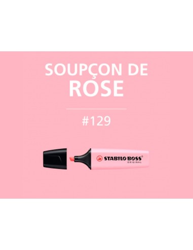 ROTULADOR STABILO BOSS PASTEL FLUORESCENTE 70 RUBOR ROSA
