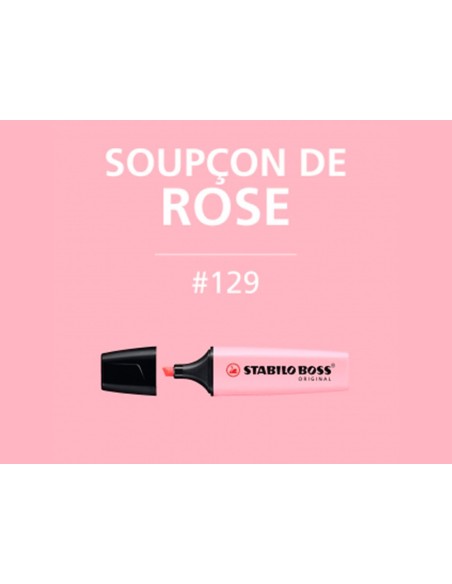 ROTULADOR STABILO BOSS PASTEL FLUORESCENTE 70 RUBOR ROSA