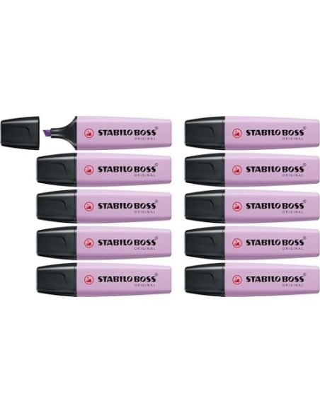ROTULADOR STABILO BOSS PASTEL FLUORESCENTE 70 BRISA VIOLETA