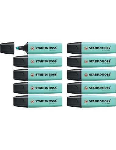 ROTULADOR STABILO BOSS PASTEL FLUORESCENTE 70 TOQUE DE TURQUESA