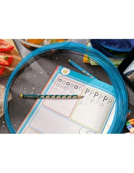LAPICES GRAFITO STABILO EASYGRAPH ERGONOMICO DIESTROS MINAS HB