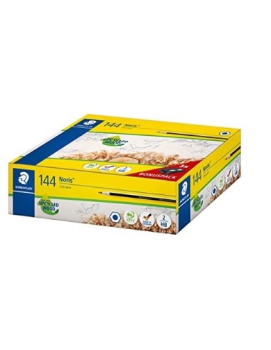 LAPICES DE GRAFITO STAEDTLER NORIS N 2 HB CLASS PACK DE 144 UNIDADES