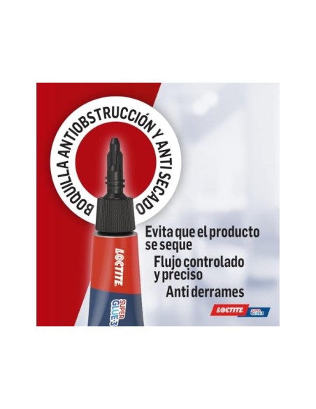 PEGAMENTO LOCTITE SUPER GLUE 3 1G BLISTES MINI TRIO