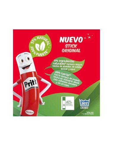 PEGAMENTO PRITT EN BARRA 11 GR-UD.
