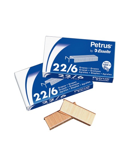 GRAPAS PETRUS Nº 26/6 GALVANIZADA CAJA 1000.