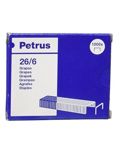 GRAPAS PETRUS Nº 26/6 GALVANIZADA CAJA 1000.