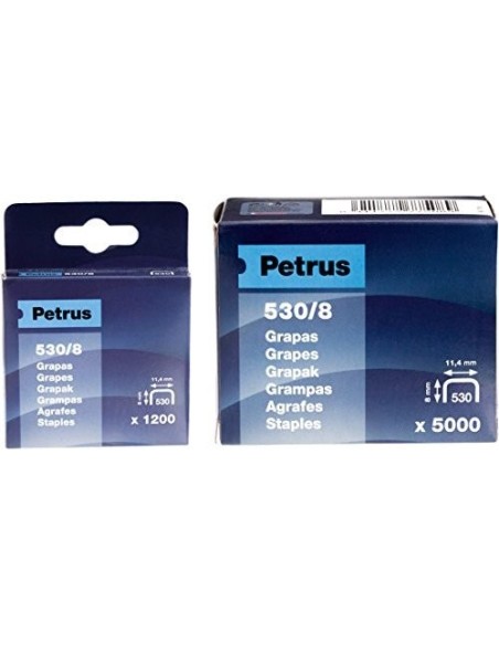 GRAPAS PETRUS Nº 530/8 CAJA 1200 GRAPAS