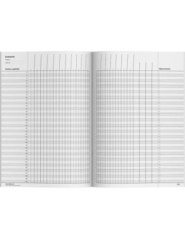 BLOC NOTAS ADDITIO A4 HORARIO PLANIFICACION MENSUAL PLAN CURSO