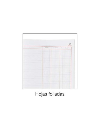 LIBRO MIQUELRIUS CARTONE 3086 4º APAISADO 100 H.CUENTAS CORRIENTES DE
