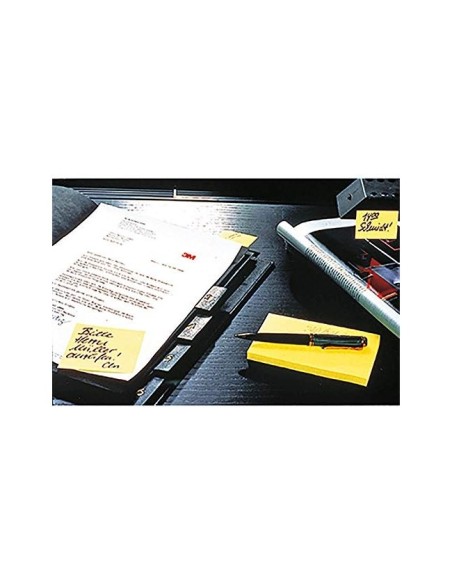 BLOC NOTAS ADH. POST-IT 76X127MM 100H. AM.