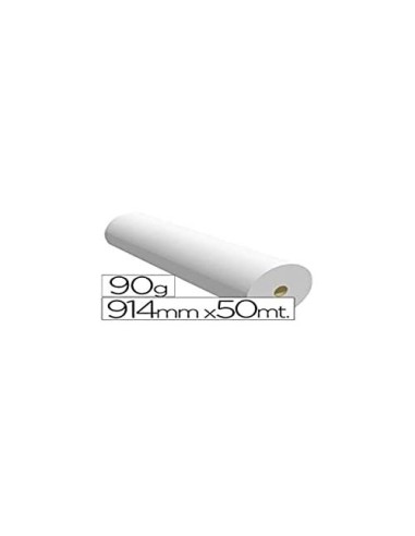 PAPEL REPROGRAFIA PARA PLOTTER PLUS BOBINA 914X50 M. 90 GRS. PARAIMPR