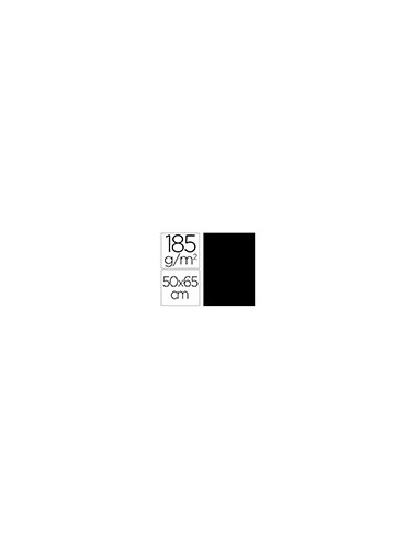 CARTULINA GUARRO NEGRA 50X65 CM 185 GR