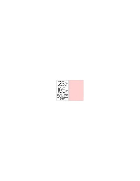 CARTULINA GUARRO ROSA 50X65 CM 185 GR