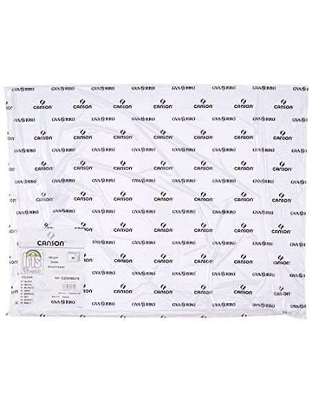 CARTULINA GUARRO BLANCA 50X65 CM 185 GR