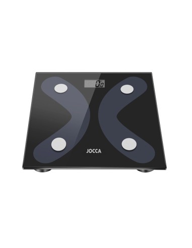 BASCULA BAÑO JOCCA 150KG MIDE GRASA CORPORAL MEMORIA