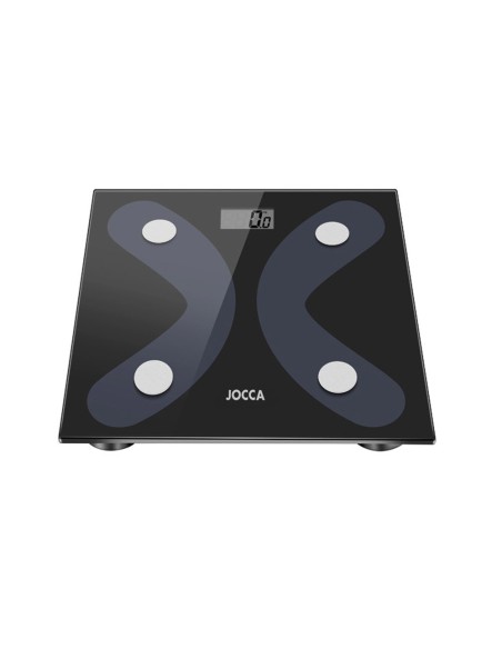 BASCULA BAÑO JOCCA 150KG MIDE GRASA CORPORAL MEMORIA
