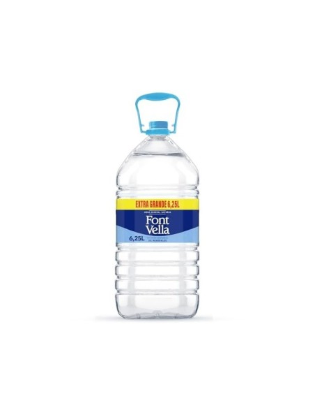 AGUA MINERAL NATURAL FONT VELLA BOTELLA DE 6,25L