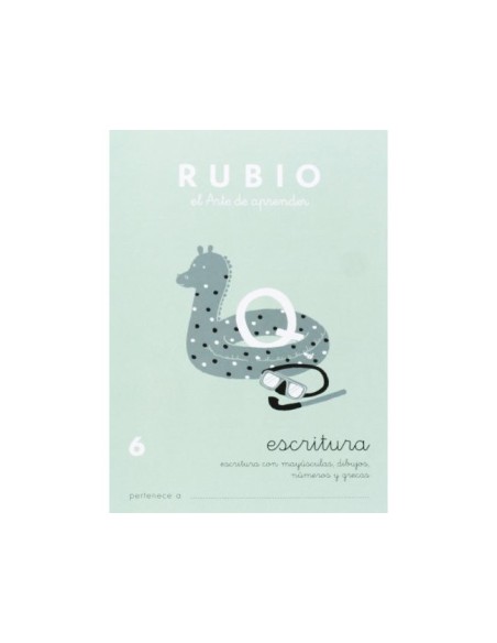 CUADERNO RUBIO CALIGRAFIA Nº 6