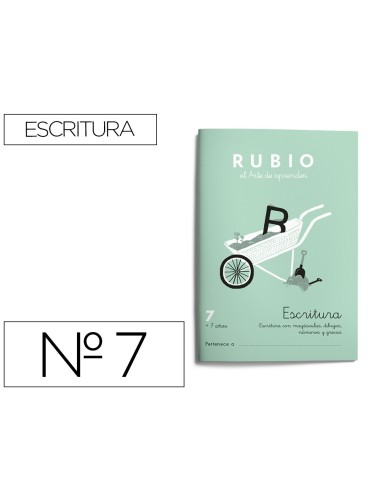 CUADERNO RUBIO CALIGRAFIA Nº 7
