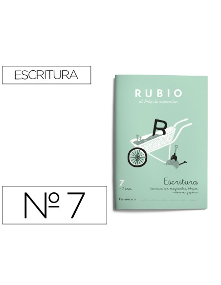 CUADERNO RUBIO CALIGRAFIA Nº 7