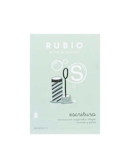 CUADERNO RUBIO CALIGRAFIA Nº 8
