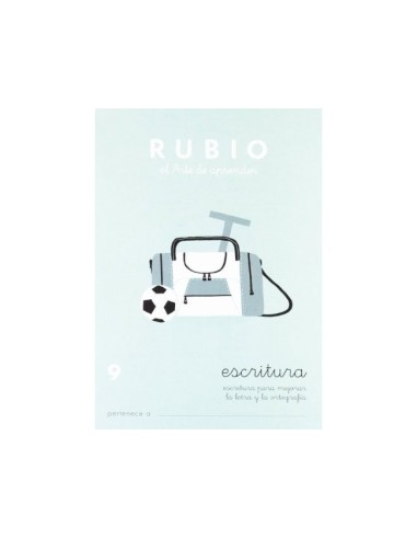 CUADERNO RUBIO CALIGRAFIA Nº 9