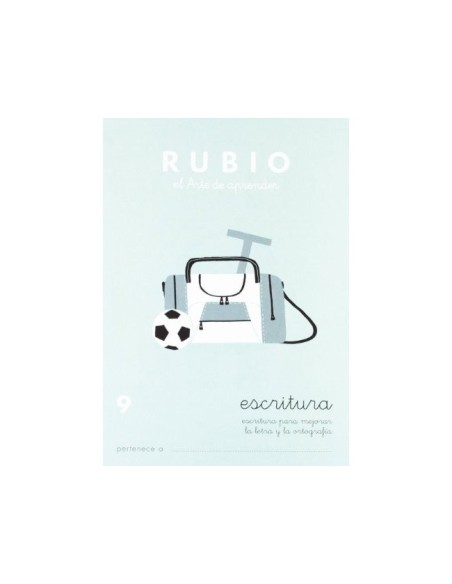 CUADERNO RUBIO CALIGRAFIA Nº 9