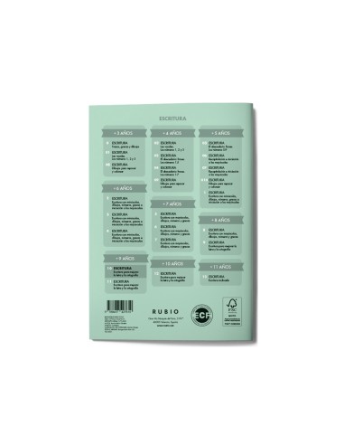 CUADERNO RUBIO CALIGRAFIA Nº 11